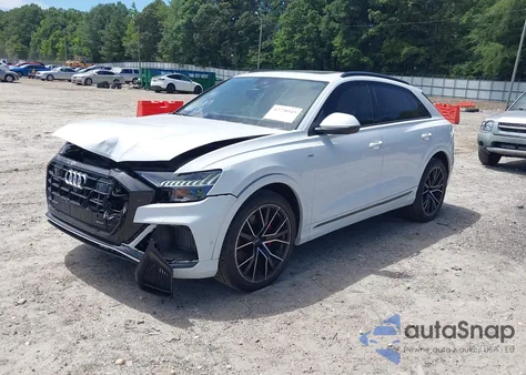 2020 Audi Q8 Prestige 55 Tfsi Quattro Tiptronic z USA, uszkodzony, nr VIN WA1FVAF14LD005386